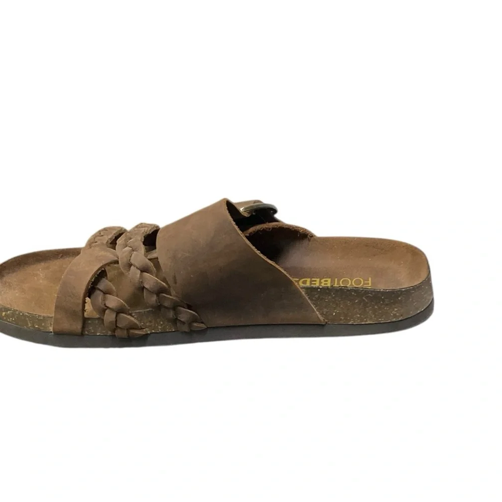 🪶 White Mountain Healing Leather Braided‎ Sandals 👡 Women’s 9M